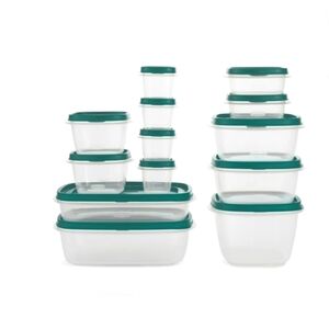 Rubbermaid EasyFindLids 26 piece storage container set w/vents Blue Spruce NWT